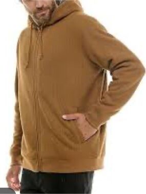 NWT Smith's Workwear Men's Hooded Sherpa-Lined Thermal Jacket - Camel Size XL